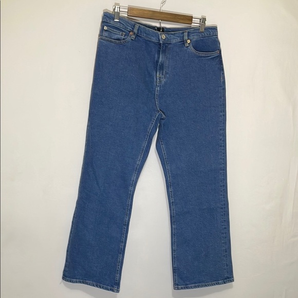 PAUL SMITH Kick Flare Jeans Sz 31 Blue Denim - Picture 3 of 12